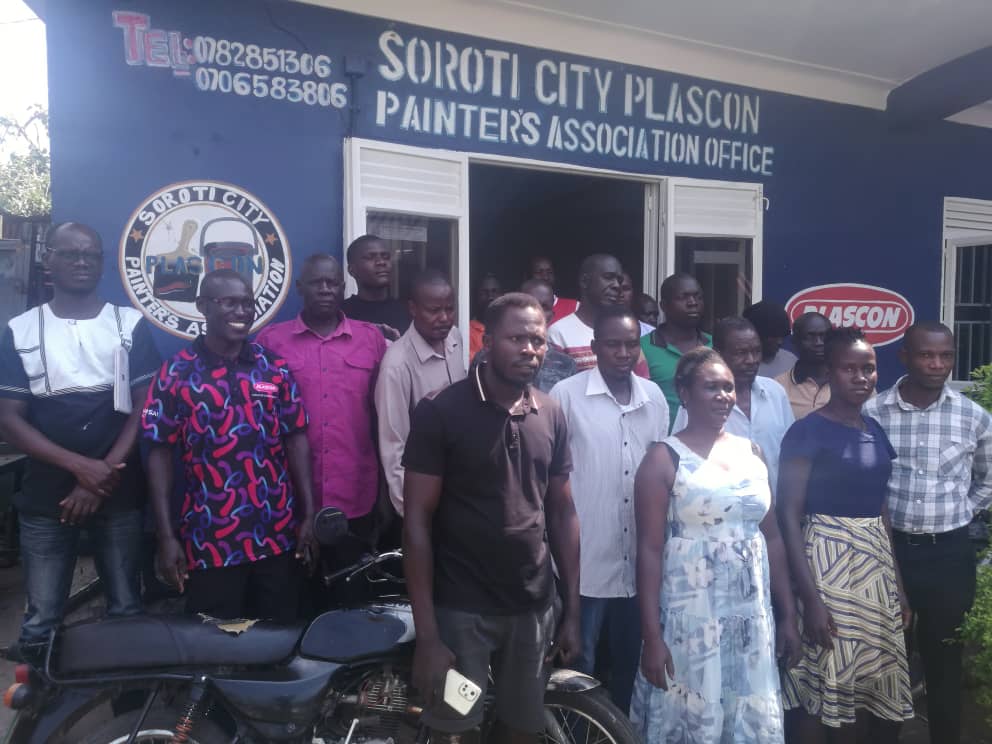 Over 100 Plascon Painters in Soroti Undergo Training on SACCO Management to Boost Financial Stability