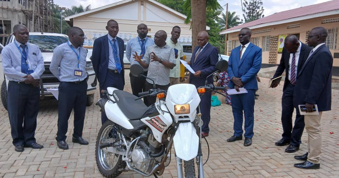 Centenary Bank Donates Motorcycle to Boost Monitoring and Service Delivery in Pallisa District