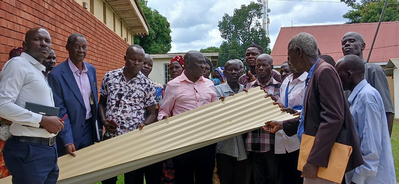St. Faustine Catholic Church in Pallisa Receives 150 Iron Sheets from Office of the Prime Minister