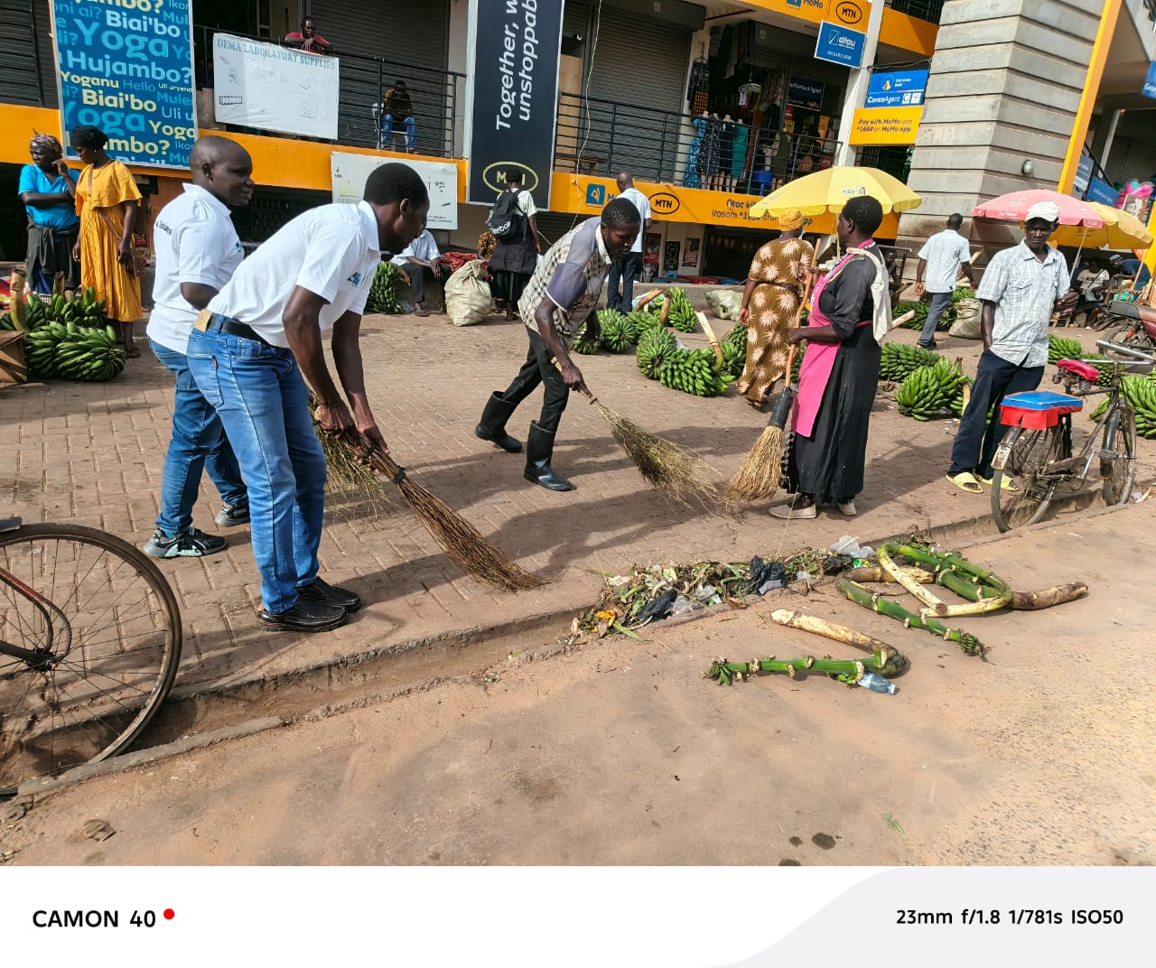 Market Vendors Embrace Clean Environment as CIDI Leads Soroti Central Market Cleanup Drive